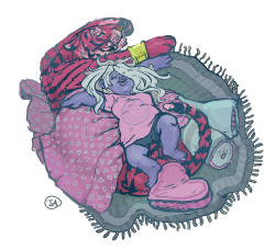 jackalnope:  a transparent amethyst relaxing