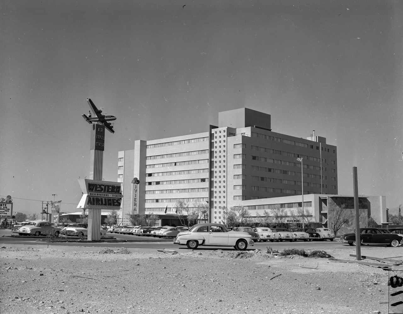 Vintage Las Vegas — View from the Riviera, June 1967. Riviera's third