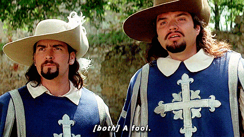 that's a major appliance, that's not a name! — The Three Musketeers (1993)  dir. by Stephen Herek
