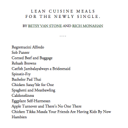 nevver:  Lean Cuisine Meals for the Newly Single