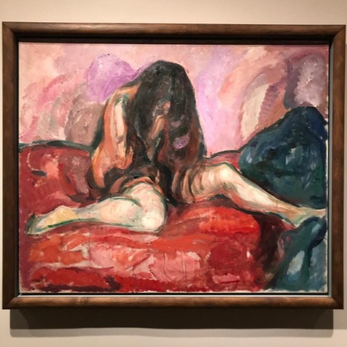 Ingeborg Kaurin was a Pisces. (Saying goodbye to Edvard Munch and his Weeping Nude.) (at The Met Bre