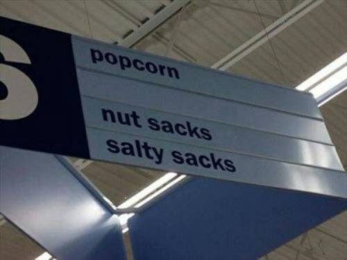 Aren’t the last two the same thing? ‘Salty nut sacks’? hmmm
