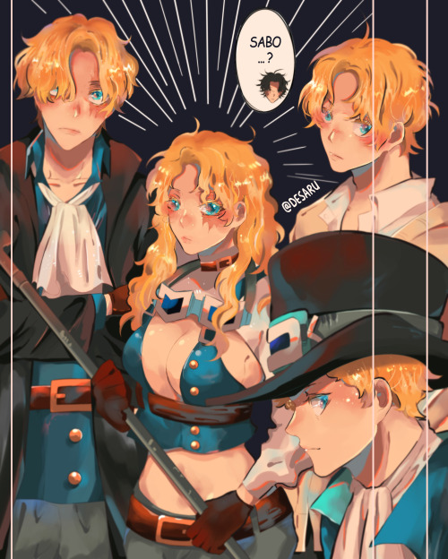  Chief of Staff Sabo, Genderbend Sabo, Modern AU Sabo, Pirate Sabo