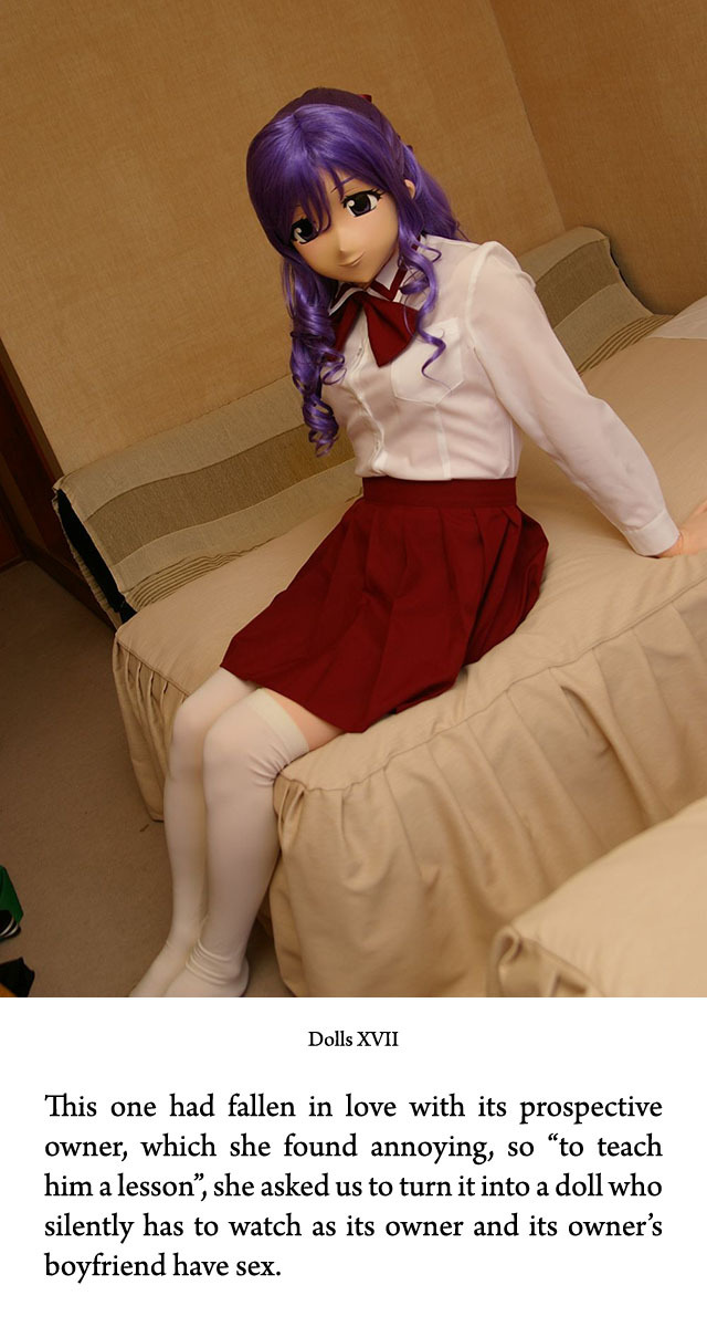 Apparently, wearing cosplay and a mask is a thing in Japan. I mean, outside of perverted