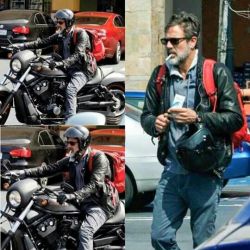 negantrashlucille23:JDM and his motorcycle 
