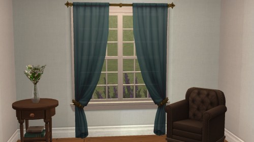 4T2 Vintage Glamour Curtains ConversionThese are the Some Like It Plain curtains from The Sims 4 Vin