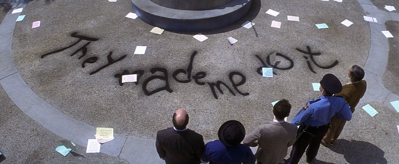 thnkfilm:  “They made me do it.”Donnie Darko (2001)dir. Richard Kelly
