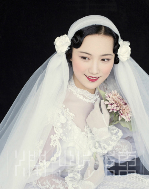 changan-moon:Chinese brides in minguo style by 润熙陈