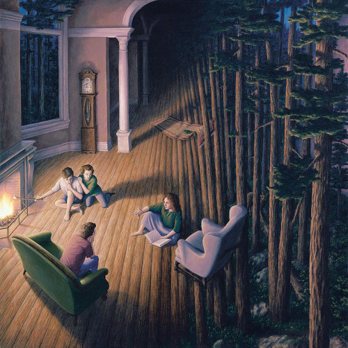 Optical Illusion Paintings By Rob Gonsalves