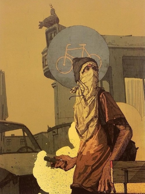 jareckiworld:Sainer (Etam Cru) -  Final Frontier   (screen print, 2015)