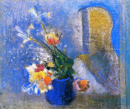 Meditation by Odilon RedonSize: 46.5x55.5 cmMedium: pastel on paper