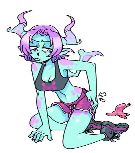 I don’t know about monsters, but I do have a bunch of demon girl doodles waiting to be finished.