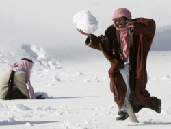 pony-fuhrer-bradley:  smooshkin:  islamandart:  snowfall in Middle East  Probably the cutest thing I’ve ever seen.  i really hope this means anything to them and bring peace to the middle east 