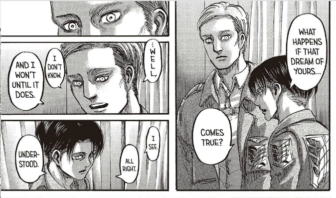 Poutwin = 拗ねヴィン — Development in Erwin and Levi's Bond