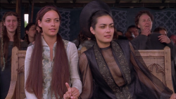 celebhunterextra:  Berenice Bejo and Shannyn Sossamon from A Knight’s Tale  More at celeb sex tapes 