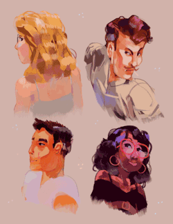 everydaylouie:  i dunno i dont draw people much so here’s some folks 
