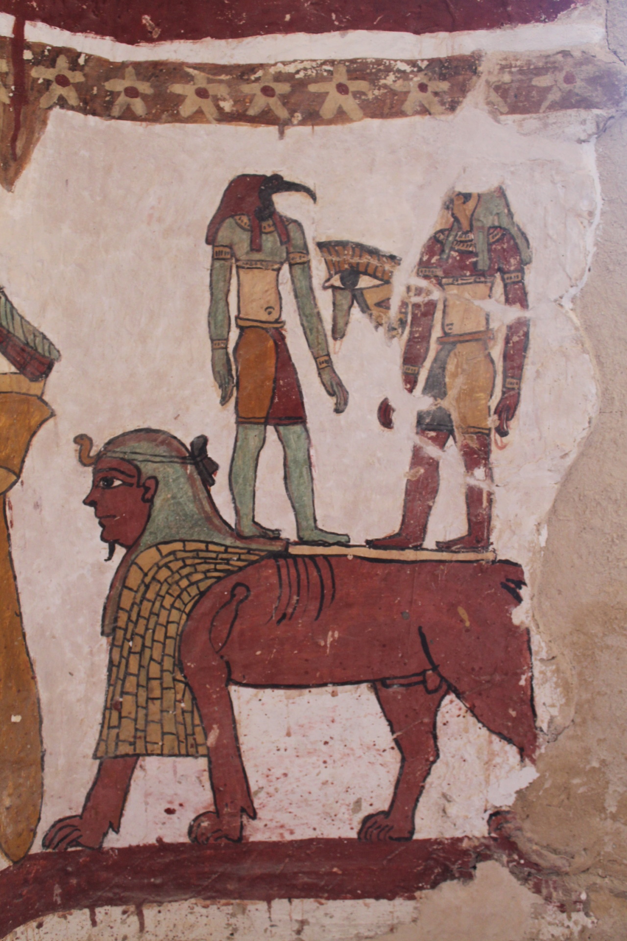 intaier:  Dakhla oasis, Petosiris tomb* roman/egyptian mix of art style is totally