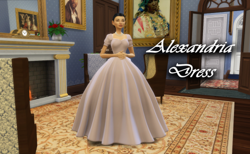 simstomaggie: On the Seventh Day of Christmas, SimsToMaggie gave to me…The Alexandria DressTh