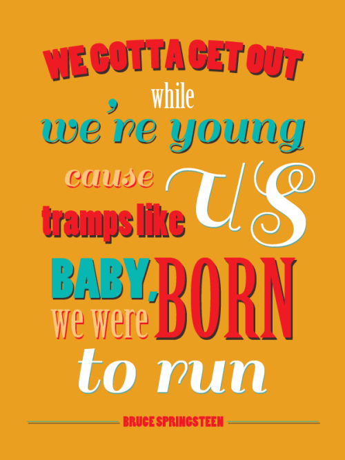 sztukawyrazu:Bruce Springsteen - Born to run