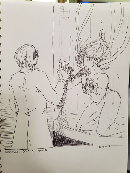 Inktober 2019 Days 1-7Yes, every prompt is filled with Eiroku.  Because there’s not enough of this s