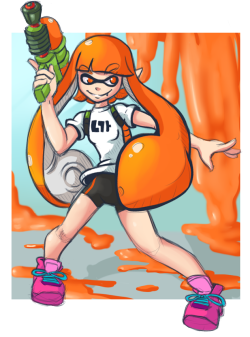 reliusmax:  An old Inkling girl sketch I