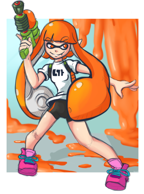 XXX reliusmax:  An old Inkling girl sketch I photo