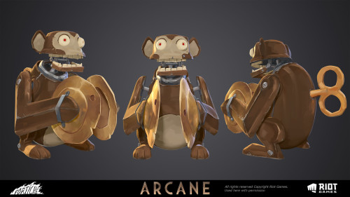 ARCANE | Jinx’s Monkey Texturing | Maéna Paillet