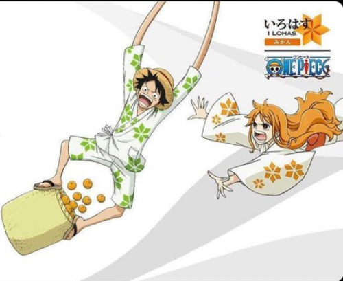 Luffy Nami Fangirl Oranges