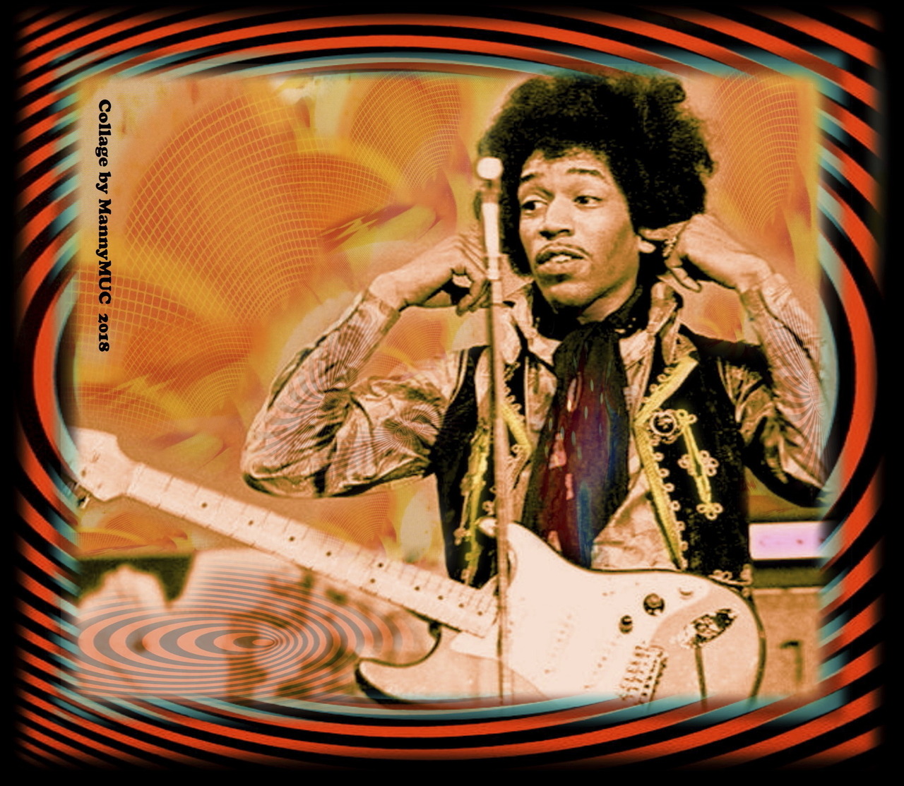 mannymuc:    Watch your ears - Jimi Hendrix plays very LOUD for 1967 standard  