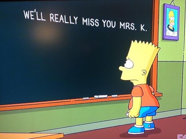 npr:  Last night’s chalkboard gag on The Simpsons, in memory of Marcia Wallace.