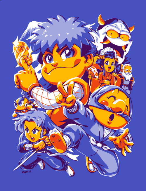 Charity design for the Games Done Quick shirt line, currently available at The Yetee until Jan 12th 