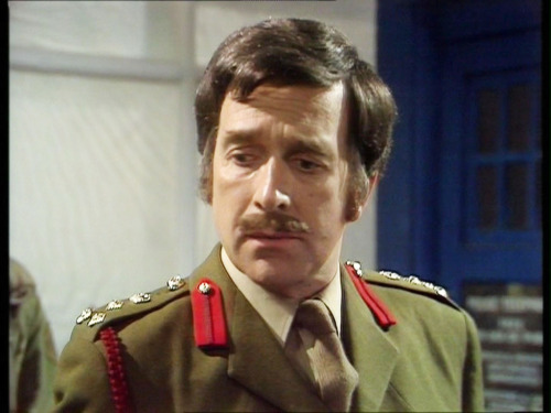 Doctor Who: RobotThe Brigadier and Sergeant BentonBRIGADIER: What the blazes were you thinking of, M