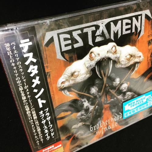 Testament / Brotherhood of the Snake Testamentはスラッシュメタル全盛期以降、頑なに初期のスタイルを固持することなく、流行と折り合いをつけつつ現在まで活動を