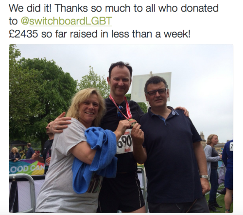 THEY DID IT! CONGRATS TO TEAM SHERLOCK! (I included a screen-grab of their finish times. Go Sue, Mar