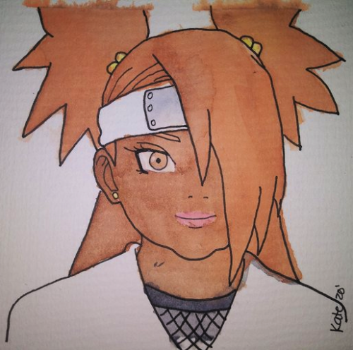 katedoesart: Day 7: Sunagakure, Option 2: Naruto Next Generation: Chōchō She’s my favorite character