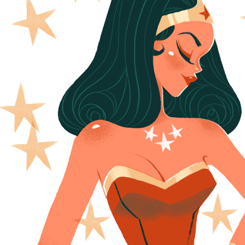 sibyllinesketchblog: I really wanted to make a little series of comic ladies – I finally did i