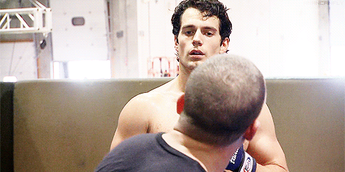 amancanfly:  Henry could pretty much do anything you showed him. His character Superman - he doesn’t know this Kryptonian martial arts forms. So you almost had to take away Henry’s crispness and clean lines in training out of it to give him the fratboy,
