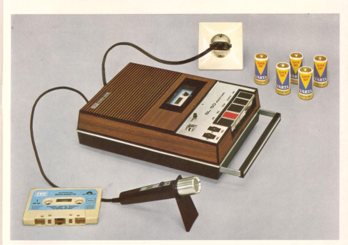 ITT Schaub Lorenz Cassette Recorder, 1969. Germany. Source