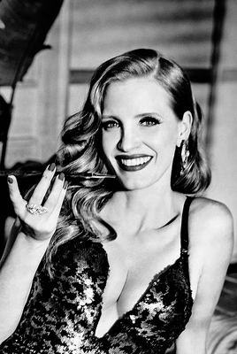 jessicachastainsource:Jessica Chastain photographed by Ellen von Unwerth for Égoïste