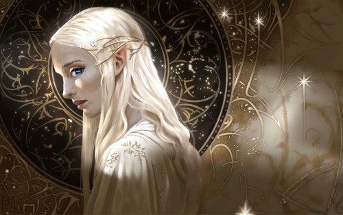 Lady Galadriel, Of The Golden House Of Finarfin, The Mightiest And Fairest Of All Elves Who Remained