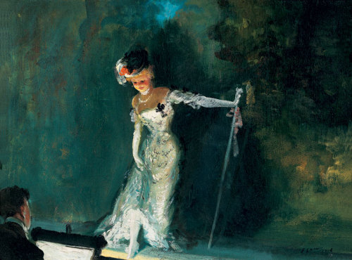Revue (1908) Everett Shinn Oil on canvas