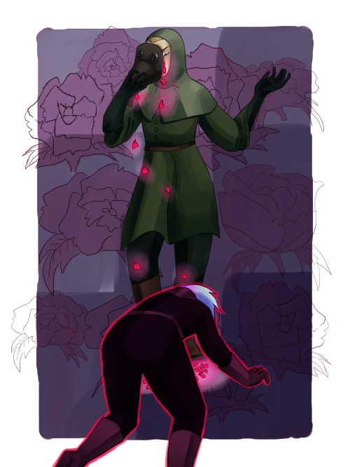 Ectober Week 2020 Day 7: Cloak/PlagueDid you know those plague doctors used to shove dried flowers a