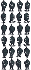 saltyfinalboss:Krobus sprites because i love the fuck out of this guy and I haven’t seen anyone post