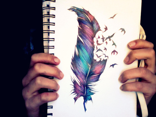 XXX feather en We Heart It. http://weheartit.com/entry/79196544/via/London_Dreams photo