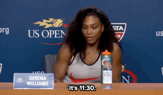 micdotcom:  Watch: Serena Williams shuts down a reporter who asked why she wasn’t