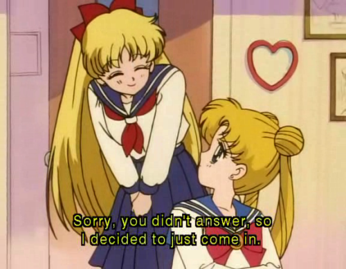 schala:  Usagi is so depressed about Mamoru being kidnapped by the Dark Kingdom that she is unable to focus on anything. Of all the senshi, it’s Minako, who was just introduced and has not had time to become friends with the rest of the team yet, is