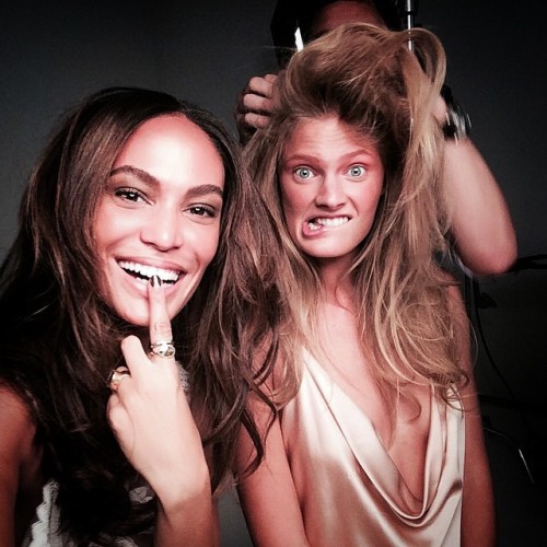 only-with-models:Joan Smalls and Constance Jablonski