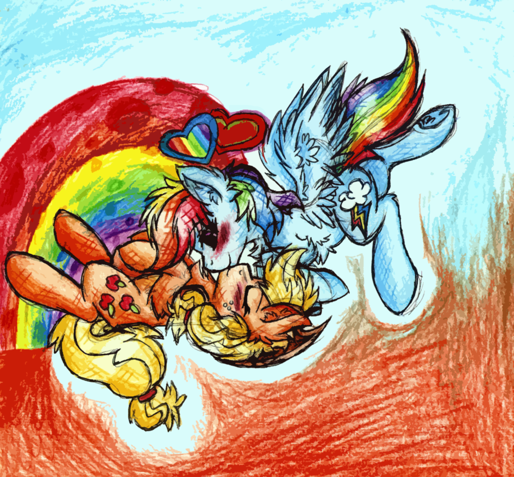 fuckyeahappledash:  AppleDash by iRoxykun  x3 &lt;3