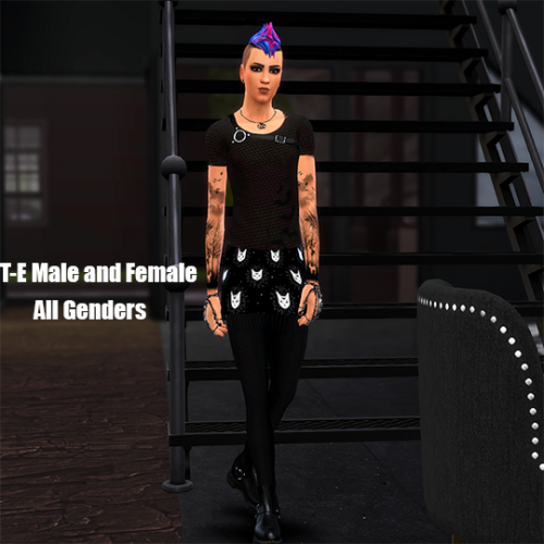 Unisex Get Together Mini-Skirt