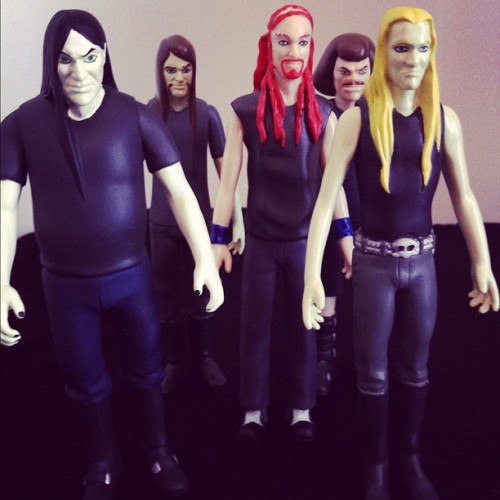 rocksmediabetus:thebonylady:My boys (well, my action figures anyway) #dethklok #metalocalypse (p